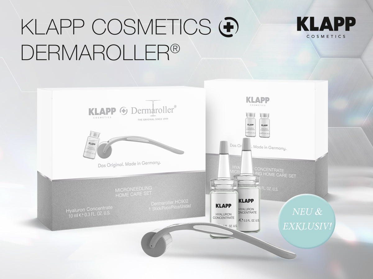 Klapp Microneedling Dermaroller Met Hyaluronzuur